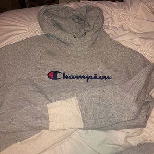 women champion two tone hoodie